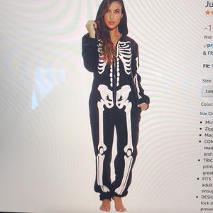 Just Love Adult Skeleton Onesie